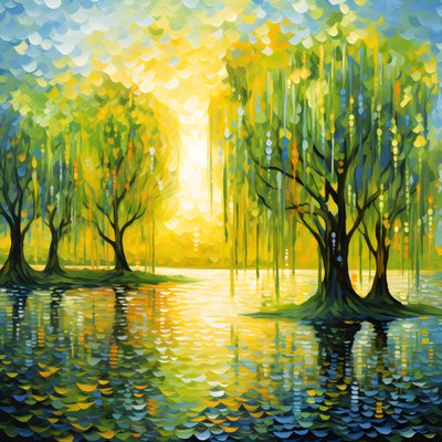 Weeping Willows 3 by Kurt Heppke