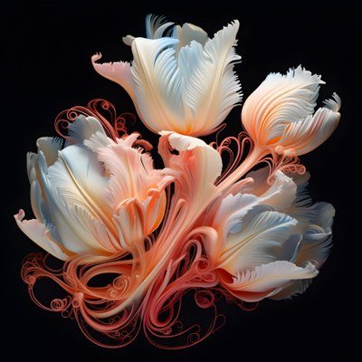 Entangled Tulips 4 by Kurt Heppke