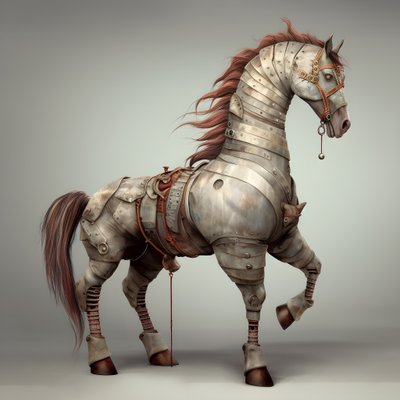 anthropomorphic horse 2 by Kurt Heppke