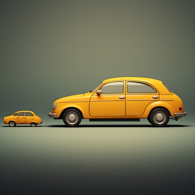 A Big and a Small Car 3 by Kurt Heppke