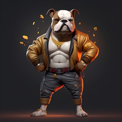 English Bulldog 4 by Kurt Heppke