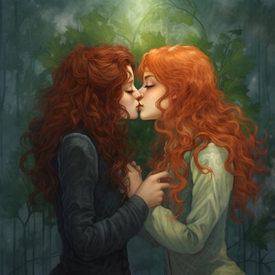 Phantaluna Kissing 3 by Kurt Heppke