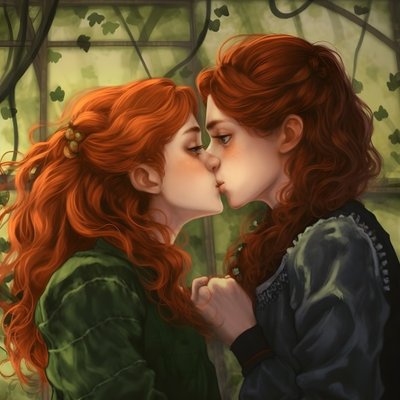 Phantaluna Kissing 4 by Kurt Heppke