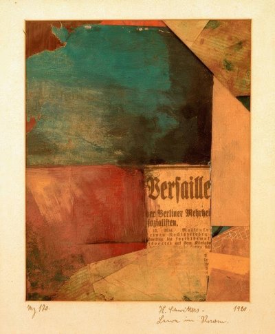 Mz 180. Emptiness in Space by Kurt Schwitters