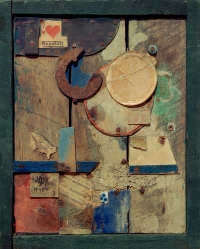 Untitled (Merz Picture Horse Fat) by Kurt Schwitters