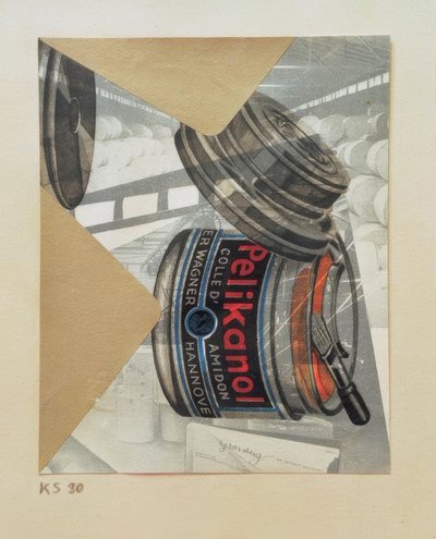 Untitled (Pelikanol) by Kurt Schwitters