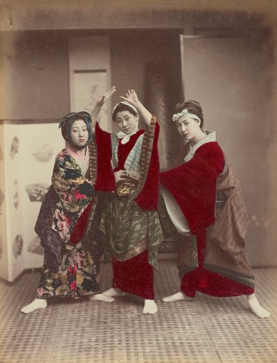Dancing Party, c.1880 by Kusakabe Kimbei