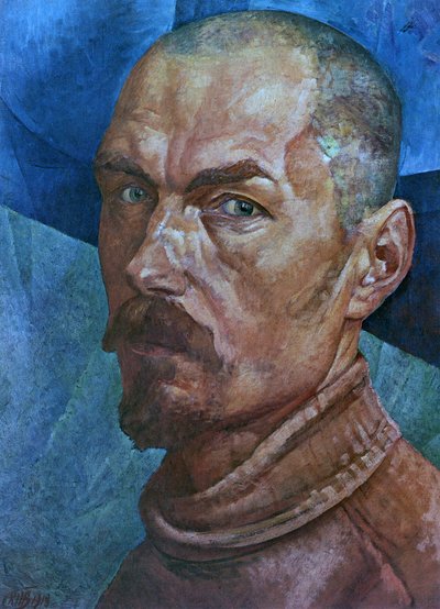Self-portrait by Kuzma Sergeevich Petrov Vodkin