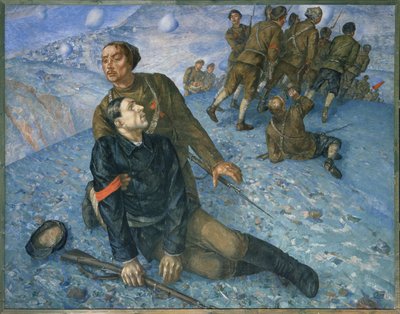 The death of the commissioner by Kuzma Sergeevich Petrov Vodkin