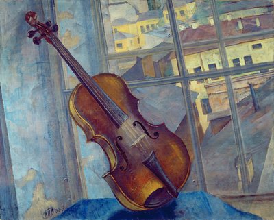 Violin by Kuzma Sergeevich Petrov Vodkin