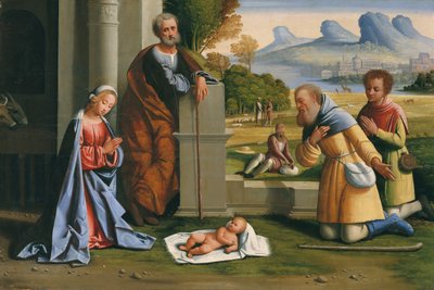 The Adoration of the Shepherds by L