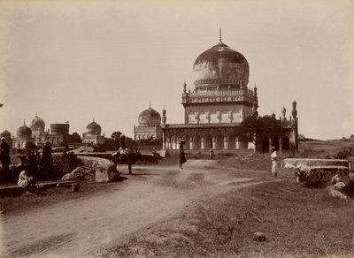 Golconda Tombs by Lala Deen Dayal