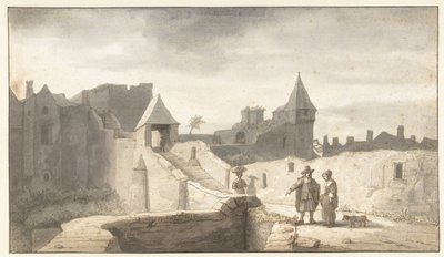 City Wall by the Erdre in Nantes by Lambert Doomer