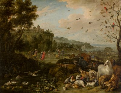 Noah Entering the Ark by Lambert de Hondt