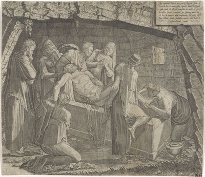 Entombment of Christ by Lambertus Suavius