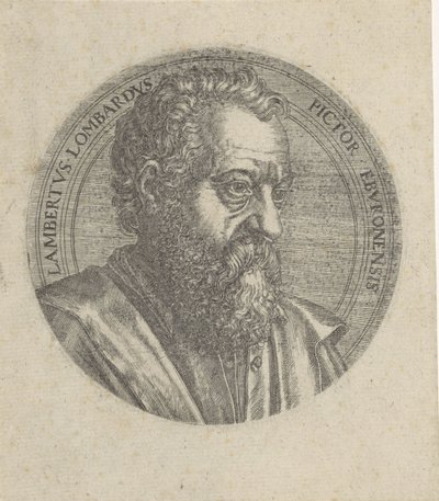 Portrait of Lambert Lombard by Lambertus Suavius