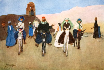Should Women Ride Astride, 1908 by Lance Thackeray