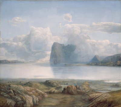 Island Borgøya by Lars Hertervig