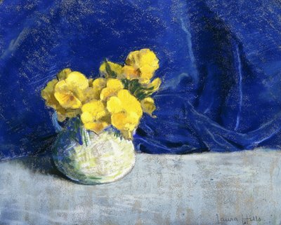 Yellow Pansies by Laura Coombs Hills