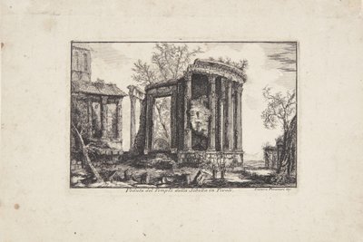 The Temple of Sibyl in Tivoli by Laura Piranesi