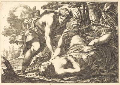 Cephalus and Procris by Laurent de la Hyre