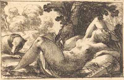 Diana Recumbent by Laurent de la Hyre