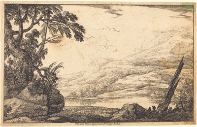 Mountainous Landscape by Laurent de la Hyre