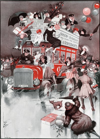 Christmas Shopping 1921 by Laurie Tayler