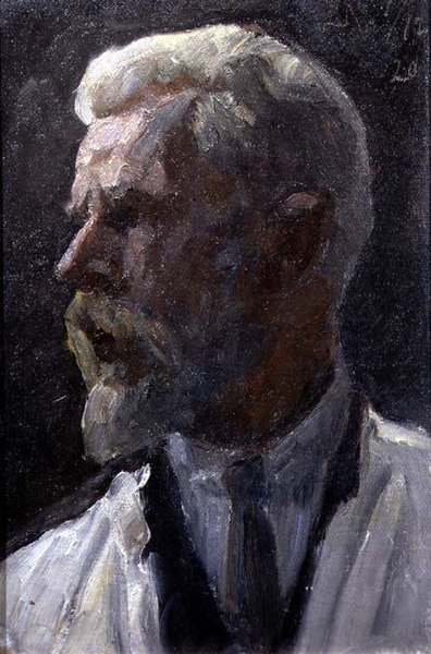 Self Portrait by Laurits Regner Tuxen