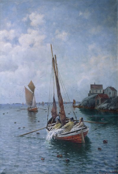 Herring Fishing by Lauritz Haaland