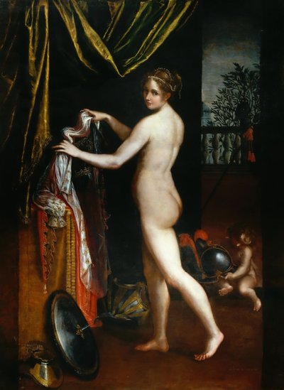 Minerva Dressing by Lavinia Fontana