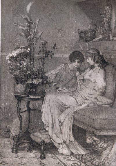 In confidence, Bibbys Annual by Lawrence (after) Alma Tadema