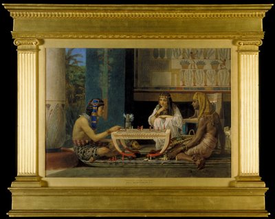 Egyptian Chess Players, 1865 by Lawrence Alma Tadema
