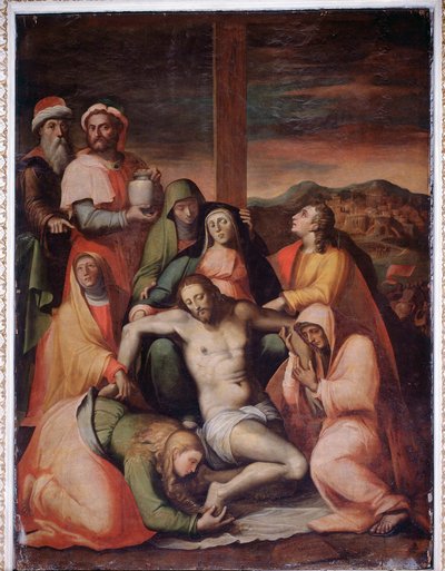 The Deposition by Lazzaro Calvi