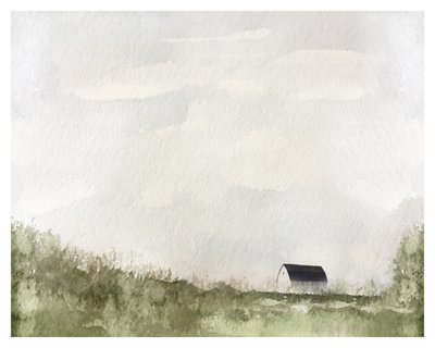 White Barn by Leah Straatsma