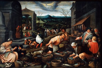 April, 17th Century by Leandro Bassano