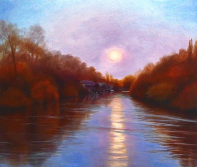 Eel Pie Island Reflections by Lee Campbell