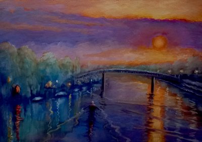 Eel Pie Sunset by Lee Campbell