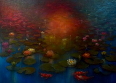 Lily Pond by Lee Campbell