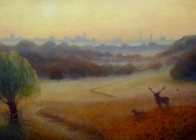 Richmond Park Autumn Morning by Lee Campbell