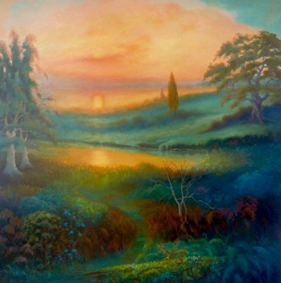 Verdant Landscape, 2022 by Lee Campbell