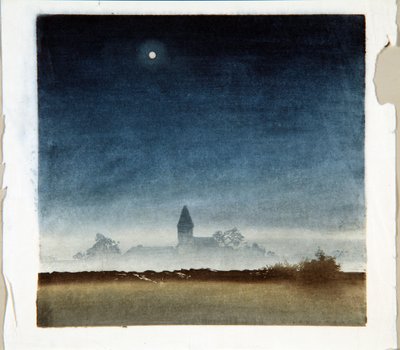 Moonlit Landscape, c.1920 by Leo Frank