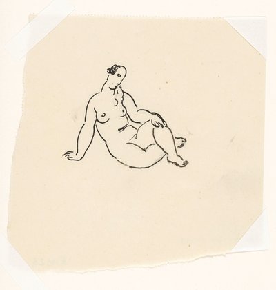Bather (sketch) by Leo Gestel