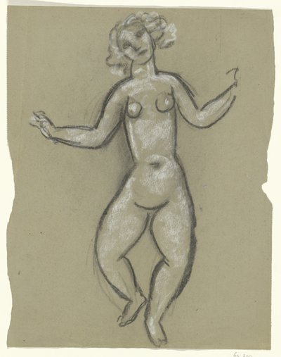 Dancing Female Nude by Leo Gestel