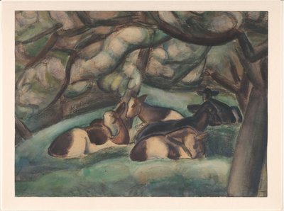 Cows in the Beemster by Leo Gestel