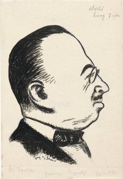 Portrait of André Tardieu by Leo Gestel