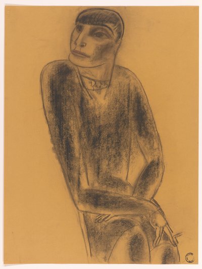 Smoking Woman by Leo Gestel