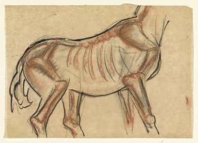 Skeleton of a Horse by Leo Gestel