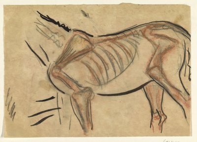 Skeleton of a Horse by Leo Gestel
