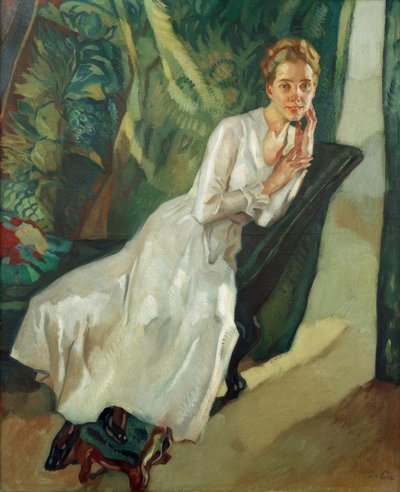 Portrait of Mrs. Halseband by Leo Putz